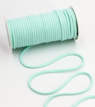 Baumwollkordel 6 mm aqua (1 m)